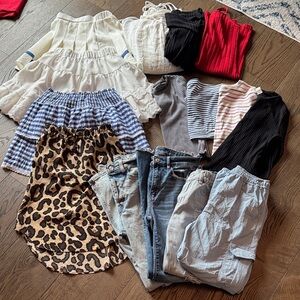 Stylish Girls Clothing Bundle- 15 Items